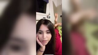 TikTok Feet: Another Girl on my live ♥️♥️ #4