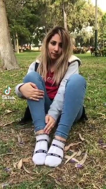 dirty socks on the park then beautiful soles