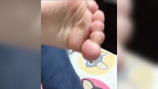 TikTok Feet: bit of lint ♥️♥️ #3