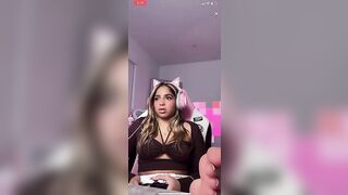 TikTok Feet: Gamer girl showing feet while playing ♥️♥️♥️♥️ #2