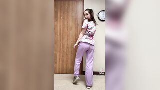 TikTok Nude Challenge: Buss it challenge at work ♥️♥️ #2