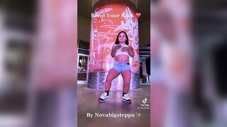 Thick TikTok: Who’d fuck? She 24 but 4ft #3