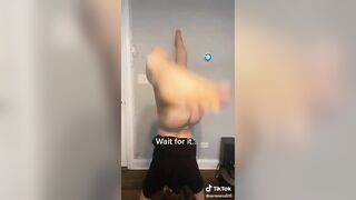 Thick TikTok: Upsidedown PAWG ♥️♥️♥️♥️ #4