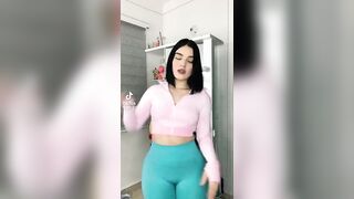 Thick TikTok: The way how she looks @ her own ass! #2