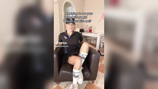 Leg spread flashing panties cmnonmariaa mariamari2