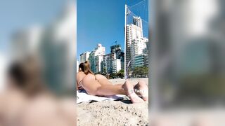 NSFW TikTok: hot milf at beach bikini @thebichgirlvb The Bich Girl VB #4