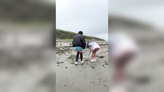 NSFW TikTok: @thatirishgirlclaudia bend over upskirt panties flash #1