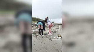 NSFW TikTok: @thatirishgirlclaudia bend over upskirt panties flash #4