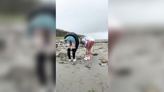 NSFW TikTok: @thatirishgirlclaudia bend over upskirt panties flash #3