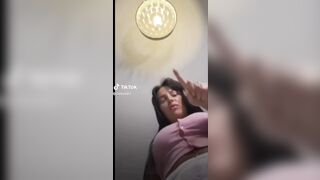 NSFW TikTok: lalozo25 upskirt sitting on camera underwear #2