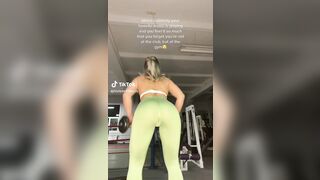 NSFW TikTok: @livlovefitness gym leggins cameltoe #1