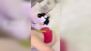 NSFW TikTok: @blondekattya Micro Bra #2