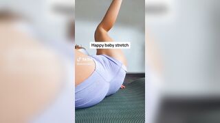 NSFW TikTok: @aussieava5 Ava closeup yoga cameltoe #3
