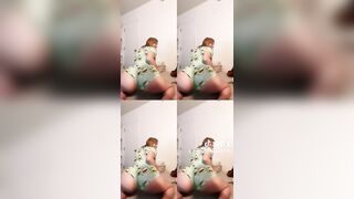 NSFW TikTok: @karen.tarazona Latina culona perreando rico en shorts #3