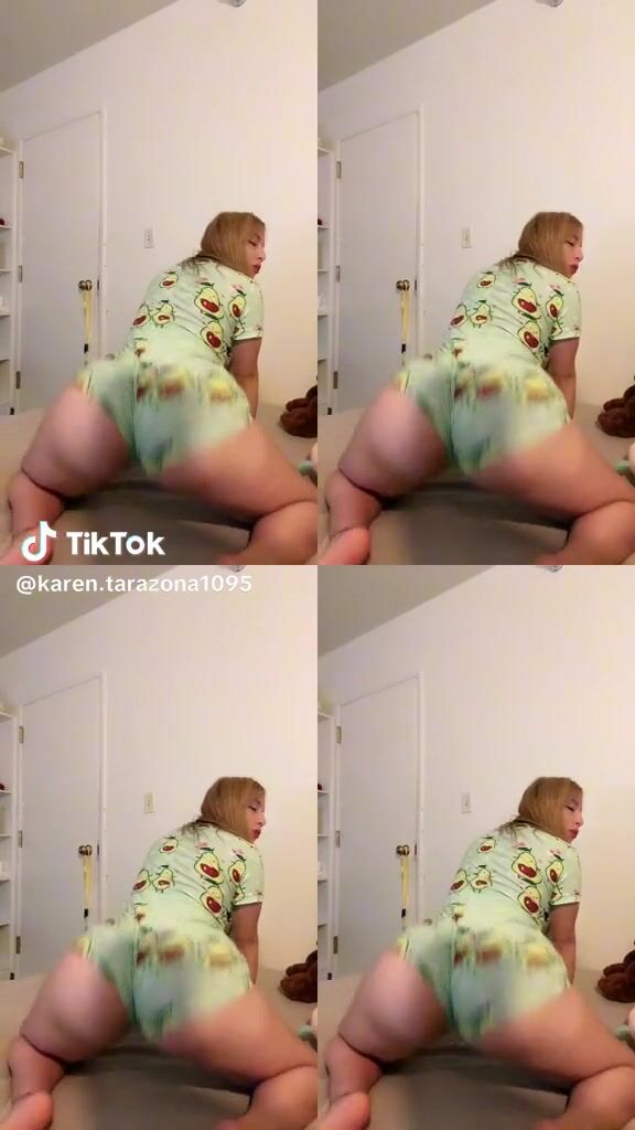 @karen.tarazona Latina culona perreando rico en shorts