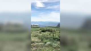 NSFW TikTok: @petitemmax3  outdoor skirt leg spread teasing panties #2