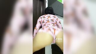 NSFW TikTok: Sexy teen twerking pijama @aliireyna22 Alii Reyna 2 #4