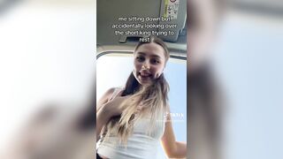 NSFW TikTok: @yourpreciousava Ava♥️♥️ Upskirt camera sitting #4