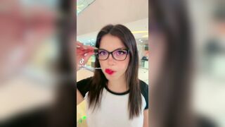 NSFW TikTok: sexy teens outdoor mini skirt flashing panties #1