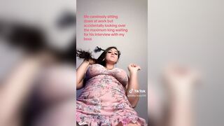 NSFW TikTok: Upskirt camera sitting gstring pussy lips oops @baby.katy131 Katy. #4