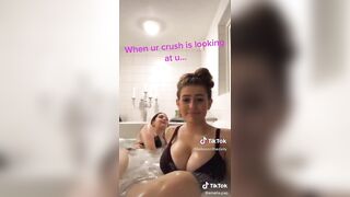 Sexy TikTok Girls: Nice little bath #3