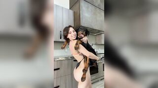 Sexy TikTok Girls: Cute Dog #4