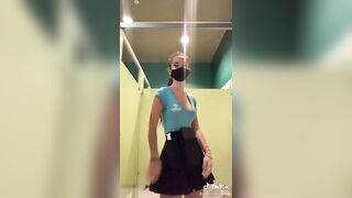 Sexy TikTok Girls: Avoiding work in the bathroom #3