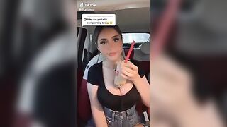 Sexy TikTok Girls: Nice cupholders #2