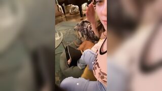 Sexy TikTok Girls: Billie Eilish slapping her big natural tits #4