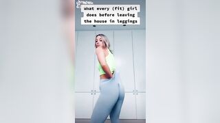 Sexy TikTok Girls: Does every fit girl do this? #2