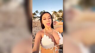 Sexy TikTok Girls: Cute Latina with a huge chest #4