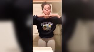 Sexy TikTok Girls: Thot gets surprised by her own ass #2