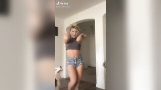 Sexy TikTok Girls: I swear the dog is trying to give her a bone. Doggystyle, of course. #2