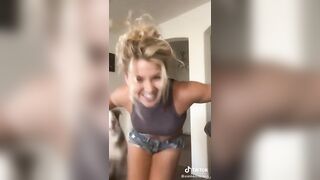 Sexy TikTok Girls: I swear the dog is trying to give her a bone. Doggystyle, of course. #3