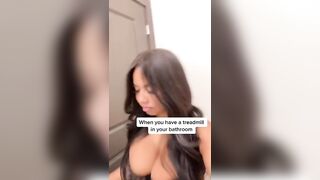 Sexy TikTok Girls: New place for a treadmill. #4