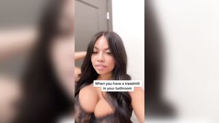 Sexy TikTok Girls: New place for a treadmill. #2