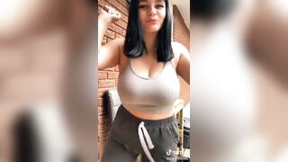 Sexy TikTok Girls: I’m a simple man, satisfied with dancing breasts ♥️♥️ #3