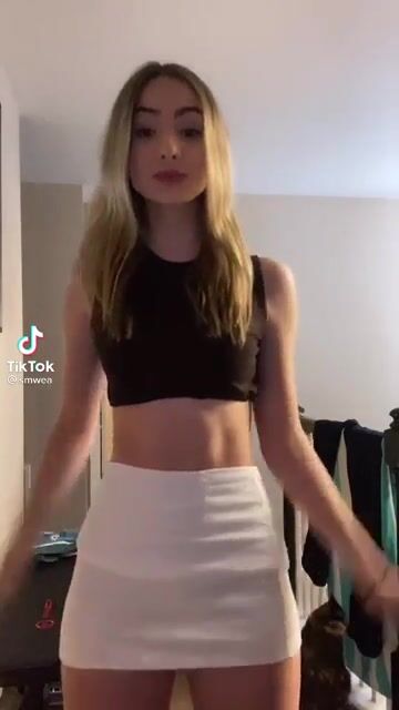 I’m tryna pull that skirt up, not that it’d be hard with how short that shit is. ????