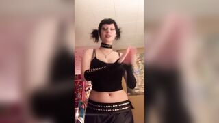 Sexy TikTok Girls: Big titty goth gf #4