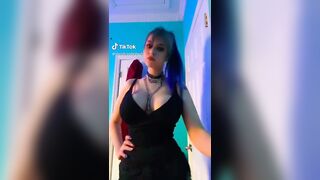 Sexy TikTok Girls: Big titty goth #1