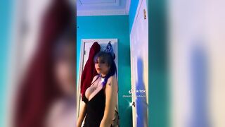 Sexy TikTok Girls: Big titty goth #4