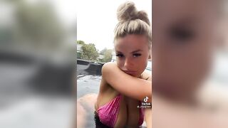 Sexy TikTok Girls: big titty blonde #4