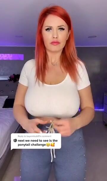 Huge Boobs Red Head