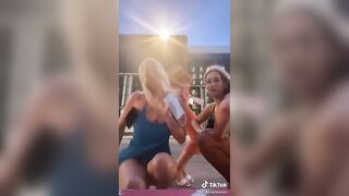 Sexy TikTok Girls: 4 drunk thots ♥️♥️ #3