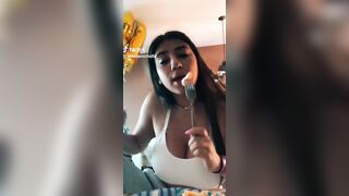 Sexy TikTok Girls: Big Tits and Pasta #3