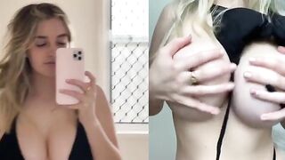 Sexy TikTok Girls: Huge natural tits #4