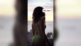 Sexy TikTok Girls: Who has the better view? #2