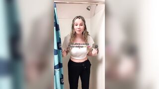 Sexy TikTok Girls: White t-shirt in the shower #2