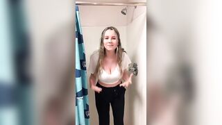 Sexy TikTok Girls: White t-shirt in the shower #3