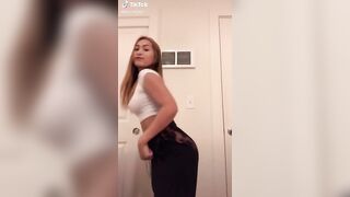 Sexy TikTok Girls: White shirt nips #2